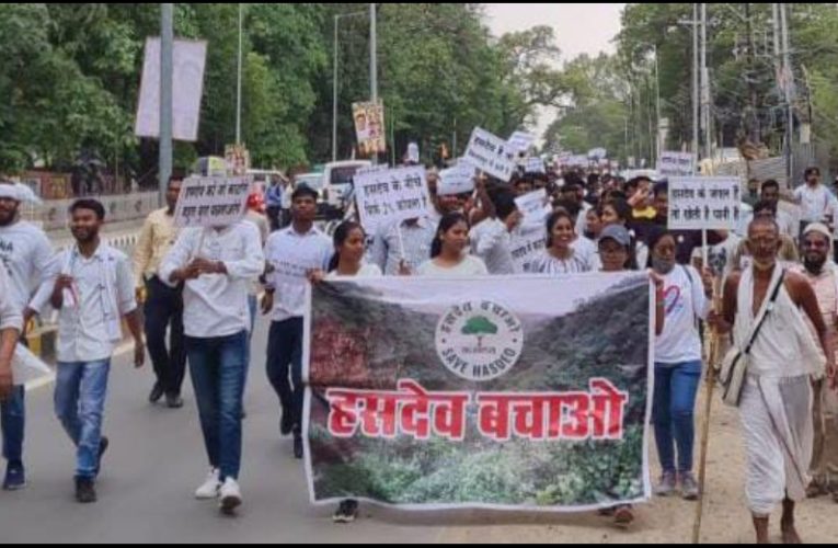 हसदेव नदी जंगल बचाओ आंदोलन के लिए पद यात्रा आज से