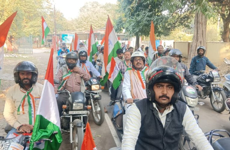 मोटरसाइकिल यात्रा के माध्यम से परिषद ने किया जनसंपर्क