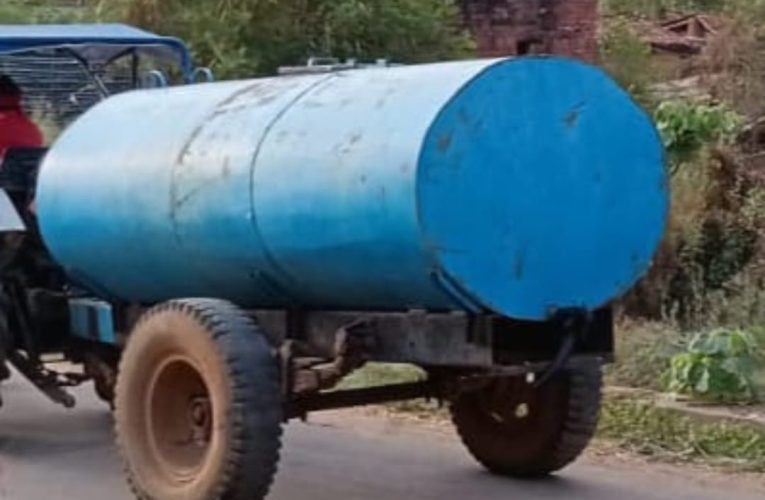 राजगढ़ में चोरों का बोलबाला बेखौफ चोर ग्राम सभा का टैंकर उठा ले गए।