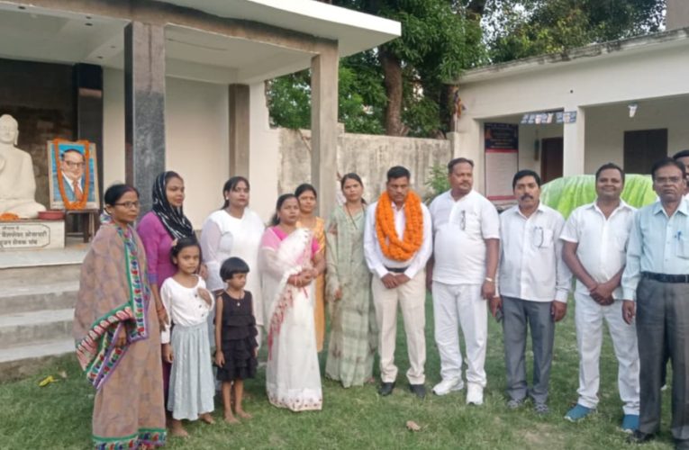 ट्रस्टी बनाए जाने पर सतीश चंद्र बौद्ध को किया गया सम्मानित