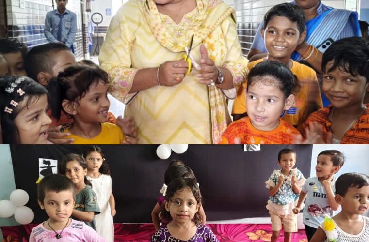 बाल नृत्य प्रतियोगिता में बच्चों ने बढ़ चढ़कर किया प्रतिभाग