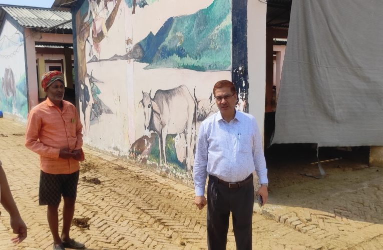 जिलाधिकारी ने वृहद गौ संरक्षण केन्द्र चोपन का किये औचक निरीक्षण