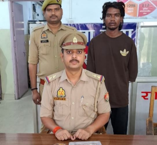 अनपरा पुलिस की कार्रवाई, 9.63 ग्राम हेरोइन के साथ युवक गिरफ्तार.