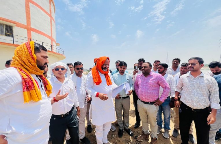 पटवध जल परियोजना का सदर विधायक ने किया औचक निरीक्षण, कार्य प्रगति पर जताई नाराजगी