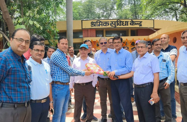 अनपरा तापीय परियोजना अंतरराष्ट्रीय मजदूर दिवस पर श्रमिक सुविधा केंद्र का भव्य उद्घाटन