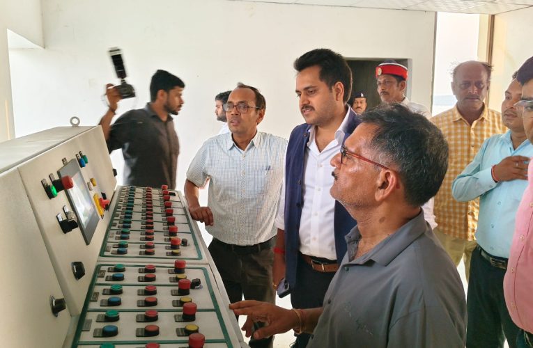 कनहर सिंचाई परियोजना के कार्यों में तेजी लाने के निर्देश, जिलाधिकारी ने किया औचक निरीक्षण*