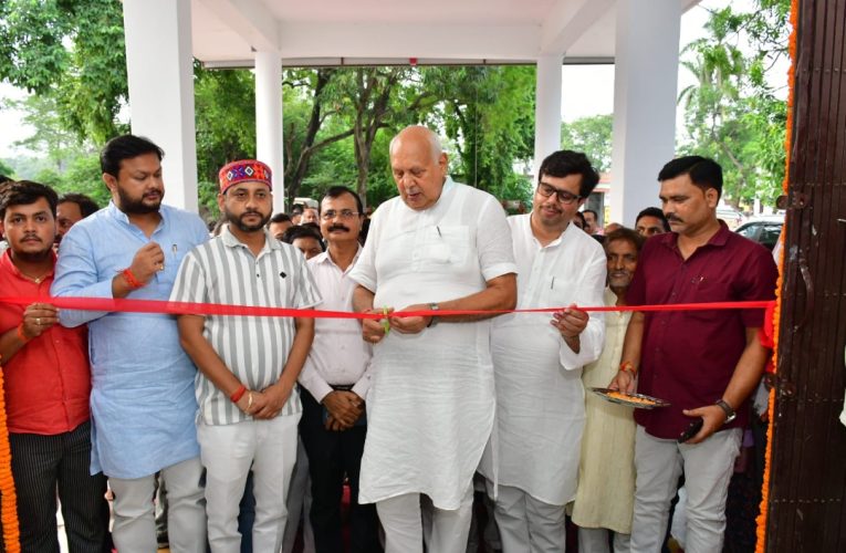 कृषि मंत्री ने किया नवनिर्मित अटल बिहारी वाजपेई सभागार का लोकार्पण, विकास कार्यों को मिलेगी नई गति