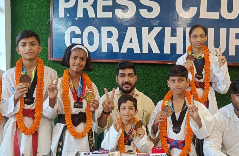 स्टेट ताइक्वांडो चैंपियनशिप में गोरखपुर के खिलाड़ियों का शानदार प्रदर्शन