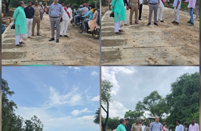 जिलाधिकारी के निर्देश पर रॉबर्ट्सगंज–पन्नूगंज मार्ग पर तैयार हुआ वैकल्पिक मार्ग, यातायात हुआ सुगम